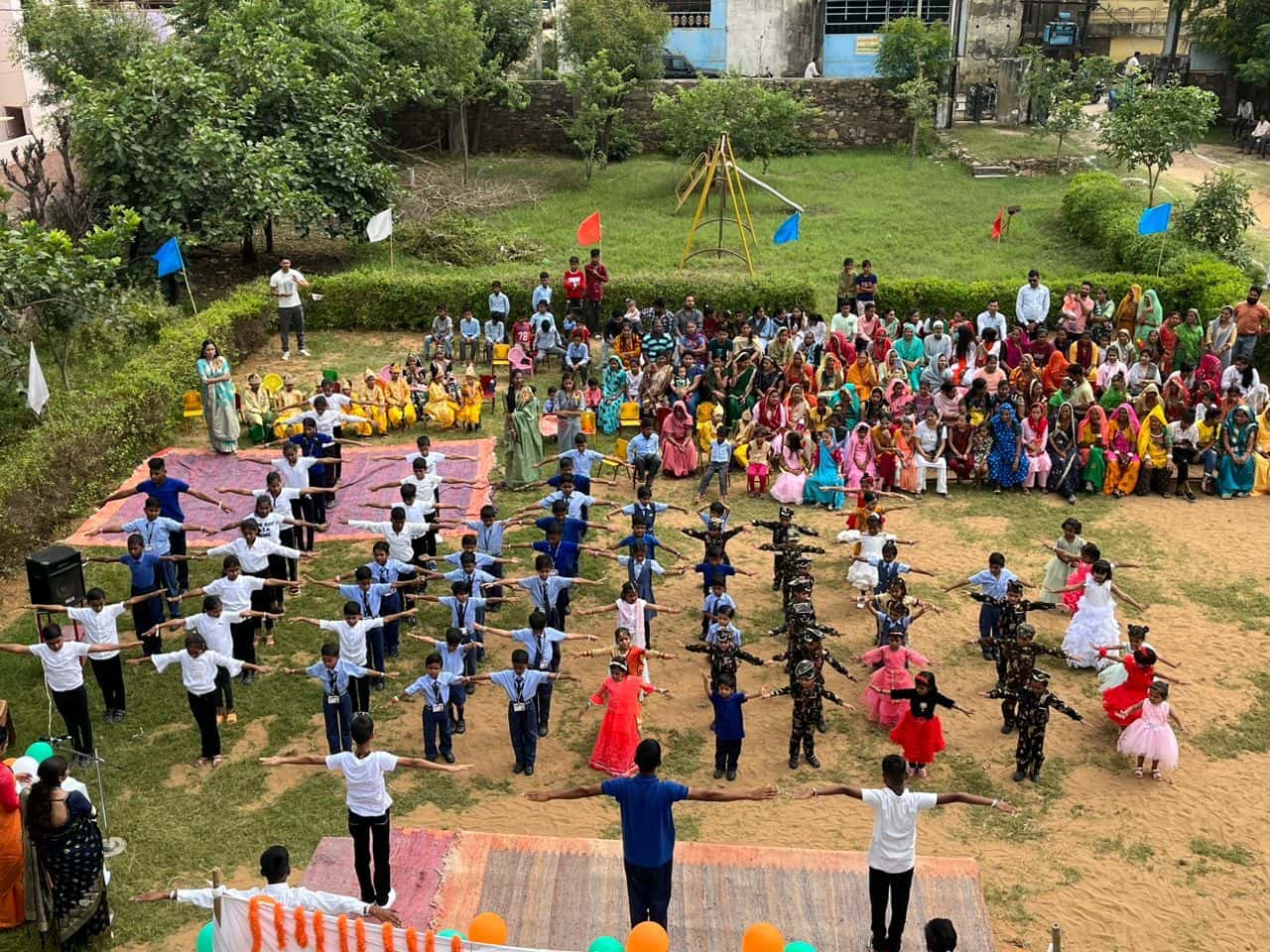 BSS team members working on community programmes in Rajasthan