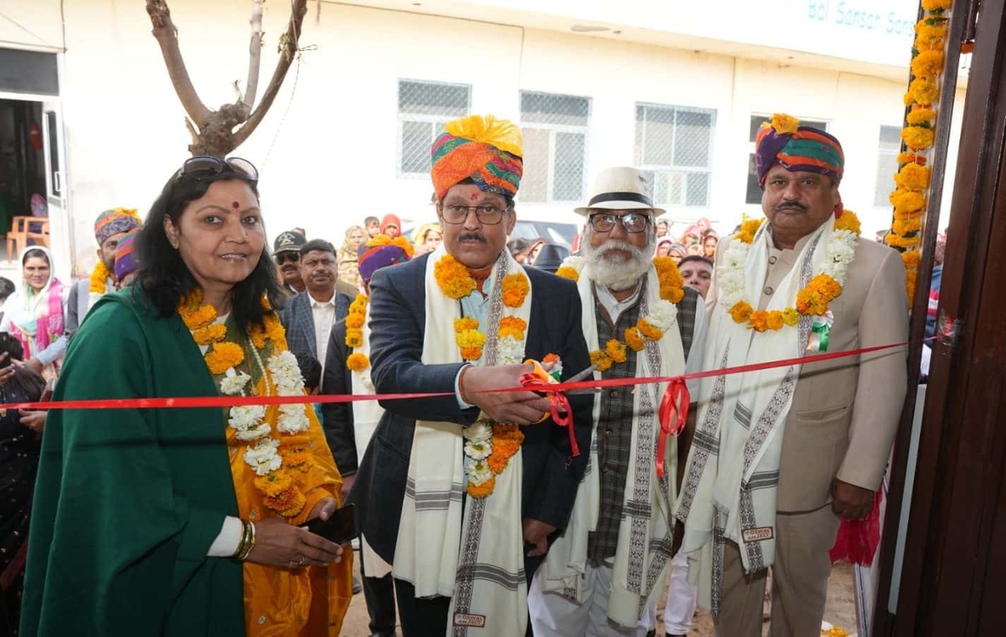 Ribbon cutting at the Aarogyam Kendra inauguration, 26 January 2026